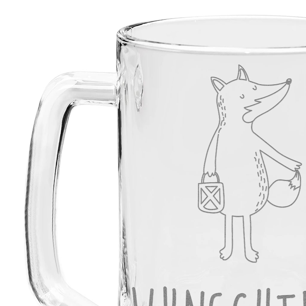 Personalized Engraved Beer Mug Fox Lantern fox, foxes, forest wildlife, clever as a fox, animal lover, Spell comforting, Cheer up, Lovesickness Spell, Fox, Foxes, Caesar Otto Hugo Flaischlen, Lantern parade, Lantern, Saint Martin