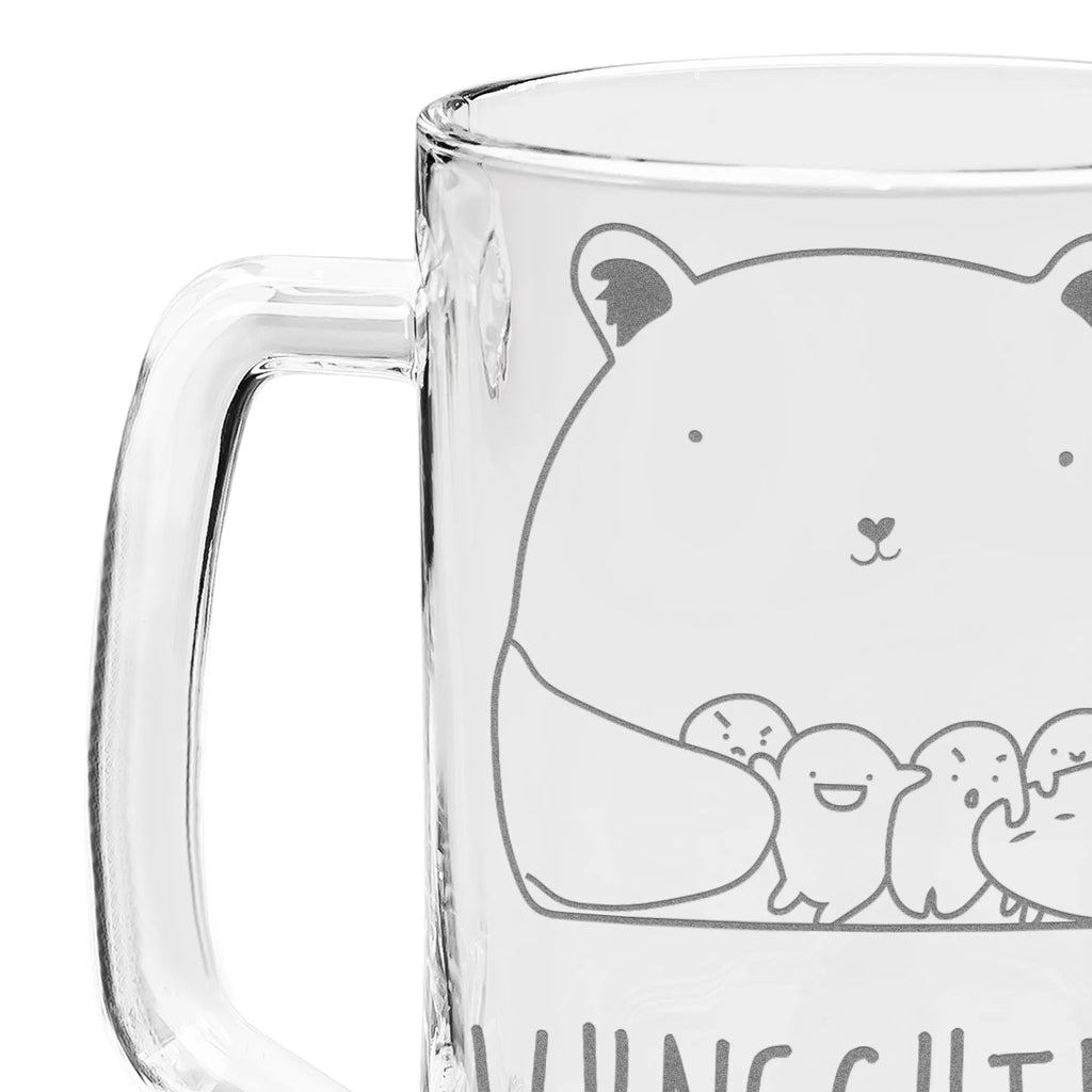 Personalized Engraved Beer Mug bear Feeling bear, teddy, teddy bear, cuddly toy, Madness, Bear