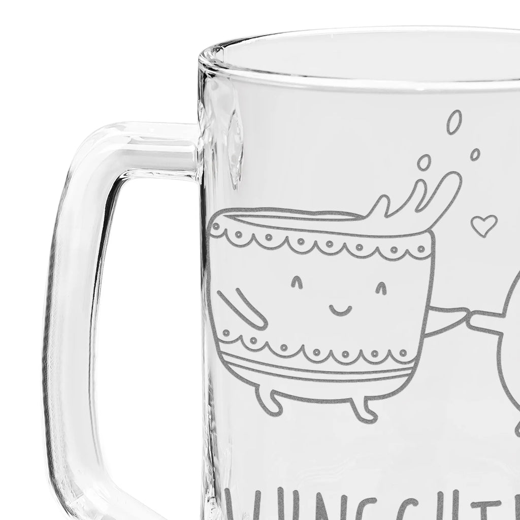 Personalized Engraved Beer Mug Coffee Bean small animals, cute, funny, cute animal motives, hand drawn, small world, funny sayings, good mood, happy, gifts, gift ideas, special gifts, animal lover, card, pleasure, Coffee, satisfaction, coffee bean, happiness