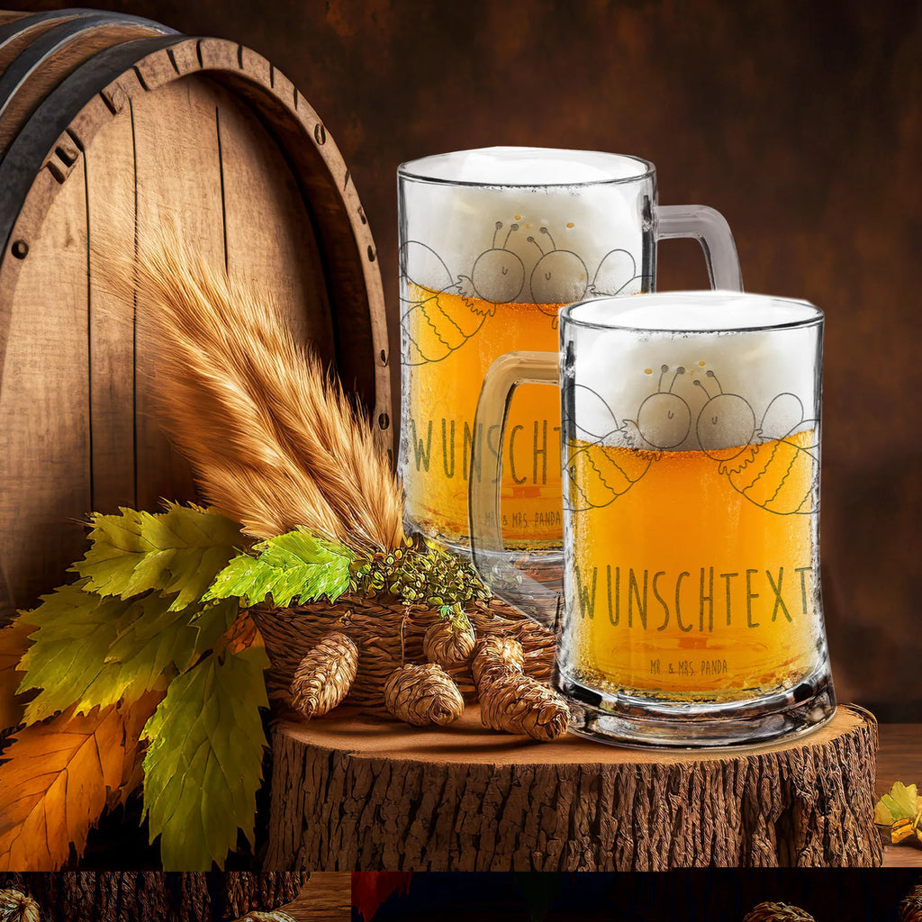 Personalizowany kufel do piwa z grawerem pszczoła miłość Biedronka, Os, Trzmiel