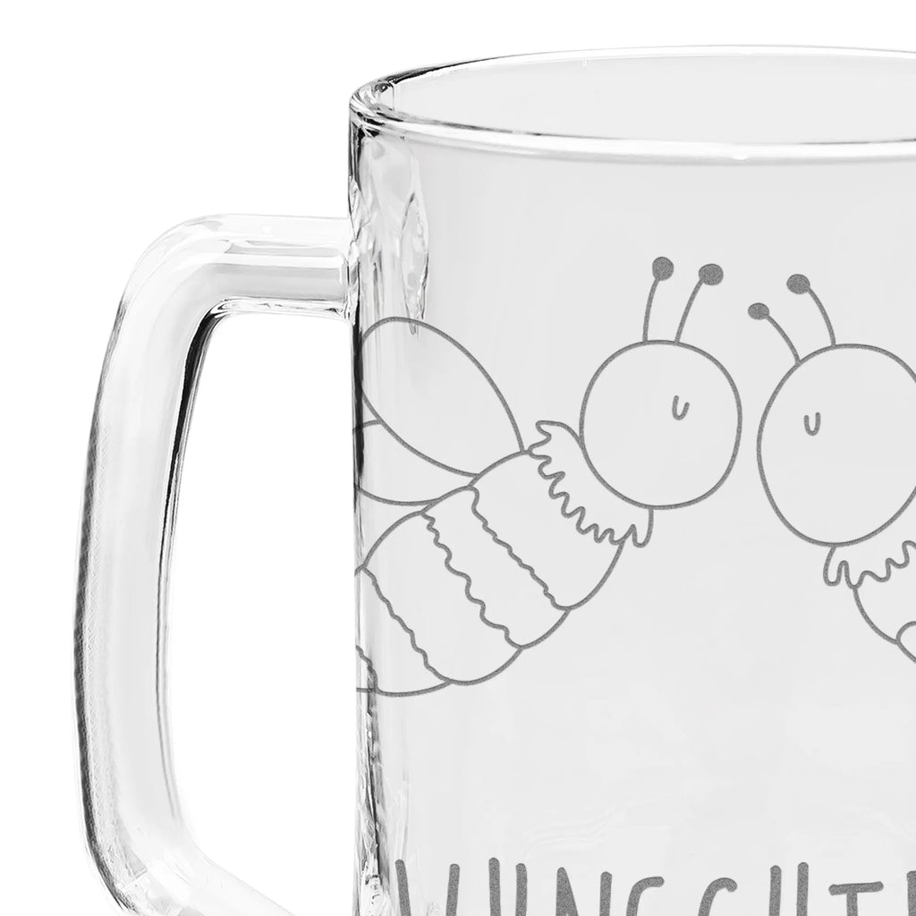 Personalizowany kufel do piwa z grawerem pszczoła miłość Biedronka, Os, Trzmiel