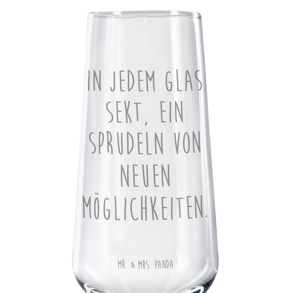 Sektglas Sprudeln neuer Möglichkeiten in jedem Glas Sektglas, Sektglas mit Gravur, Spülmaschinenfeste Sektgläser