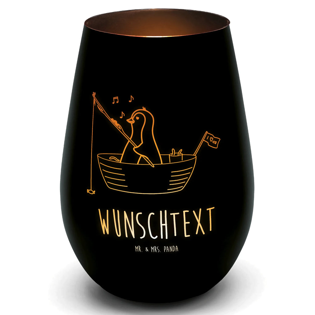 Gold Personalized Lantern Penguin fishing boat Penguin, North Pole, Winter, Penguins, motivation, fishing boat, enjoy, new beginning, boat, love of life, separation, life, fishing, penguins, new start, divorce, gift idea heartache