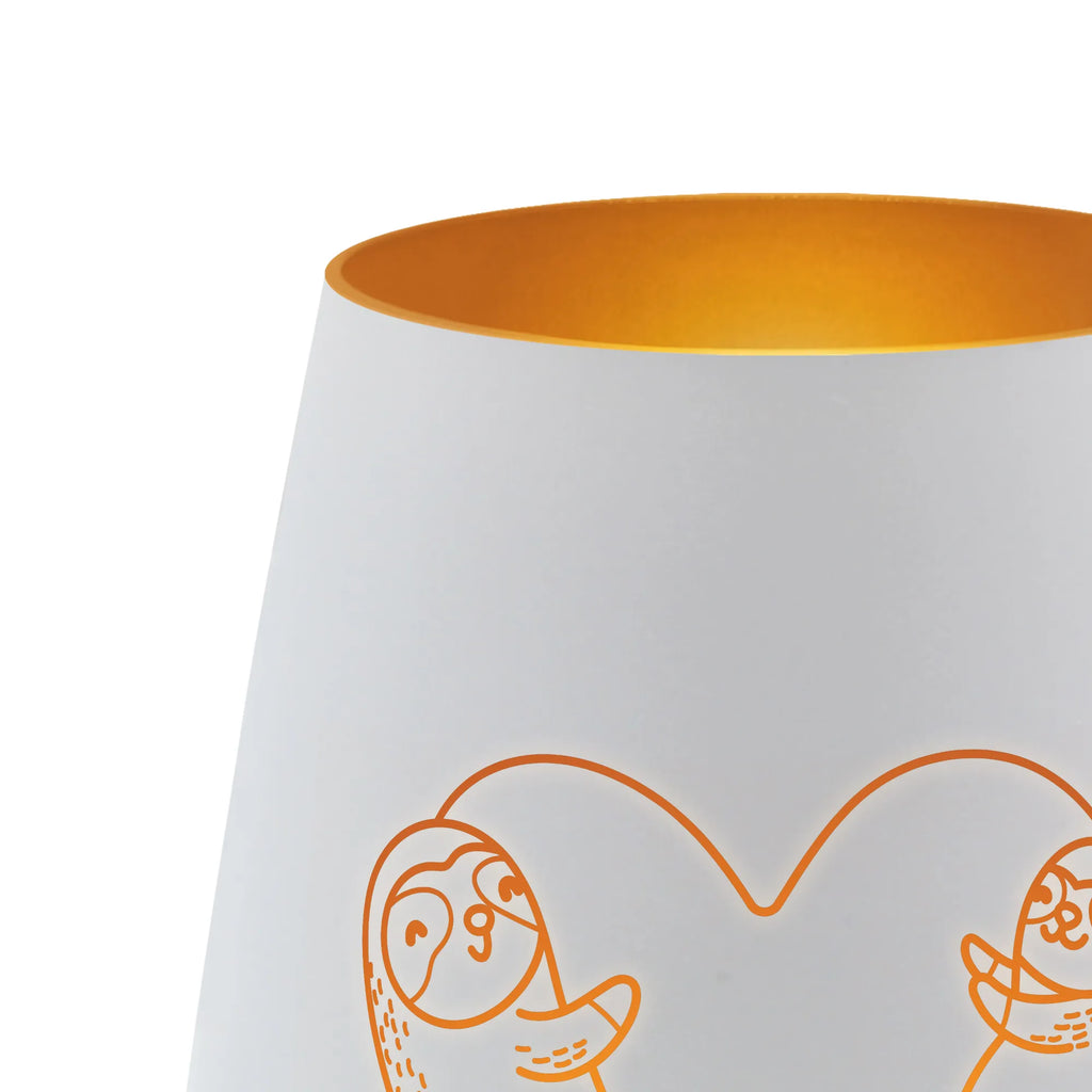 Złota latarenka leniwce Serce Miłość, partner, przyjaciel, przyjaciółka, mąż, żona, wesele, zaręczyny, prośba o rękę, prezent miłosny, rocznica, dzień ślubu