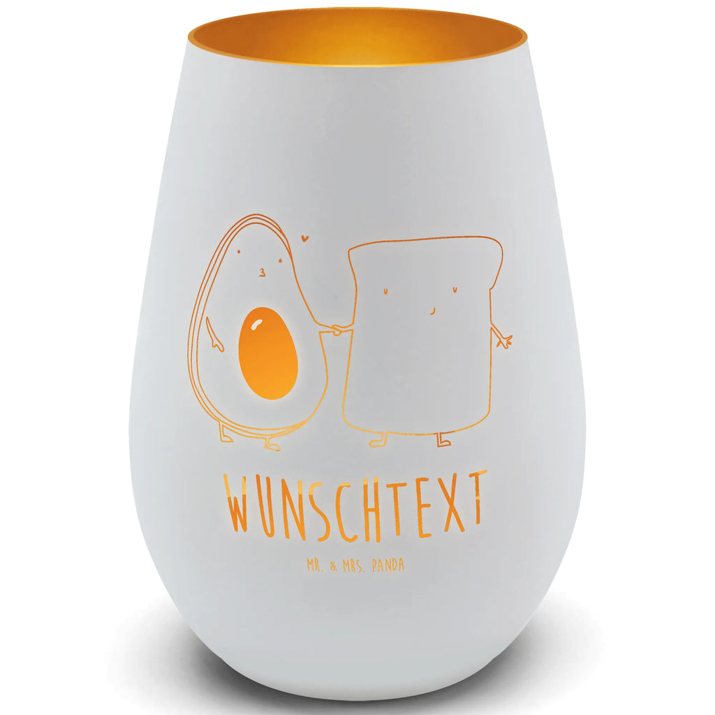 Złoty świecznik spersonalizowany Awokado Tost Awokado, Warzywa, Wegan, Zdrowy