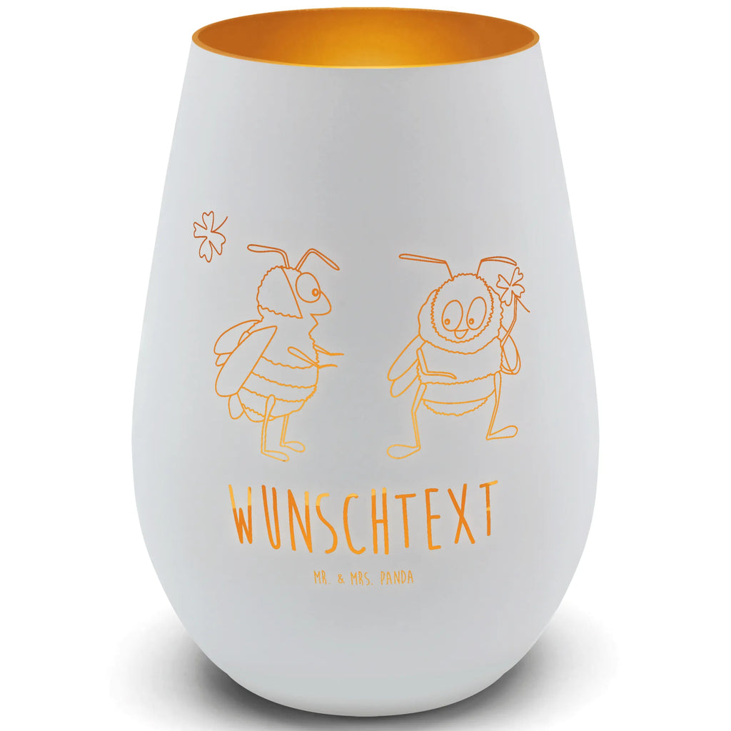 Gold Personalized Lantern bumblebees shamrock small animals, cute, funny, cute animal motives, hand drawn, small world, funny sayings, good mood, happy, gifts, gift ideas, special gifts, animal lover, card, become happy, bumblebee, saying happy, bee, saying positive, be happy, bee decoration, saying beautiful