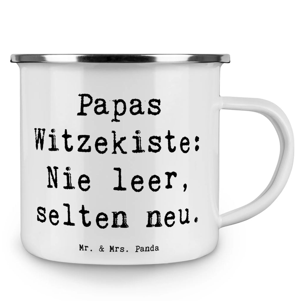 Enamel camping mug Saying Papas Witzekiste: Nie leer, selten neu. Emailletasse, Blechtassen, Metalltasse für Camping, Trinkbecher, Emaille Tasse Camping, Camping Becher, Outdoor Tasse, Tasse Emaille, Emaille Campingbecher, Campingtasse, Campingbecher, Metall Tasse, Camping Tassen, Campingtassen, Emaille Trinkbecher, Outdoor Becher, Tasse Camping, Blechtasse Outdoor, Emaille Becher, Camping Tassen Emaille, Camping Becher Edelstahl, Edelstahl Trinkbecher, Emaille Tasse, Metalltasse, Emaille Becher Camping, Kaffee Blechtasse, Blechtasse, Emaille Tassen, Camping Tasse Emaille, Camping Tasse Metall, Familie, Vatertag, Muttertag, Bruder, Schwester, Mama, Papa, Oma, Opa