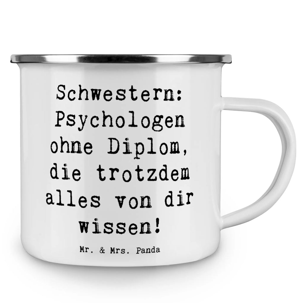 Enamel camping mug Saying Schwestern: Psychologen ohne Diplom, die trotzdem alles von dir wissen! Emaille Tasse, Blechtasse, Camping Becher Edelstahl, Outdoor Tasse, Campingtasse, Metall Tasse, Metalltasse für Camping, Blechtassen, Blechtasse Outdoor, Campingtassen, Tasse Emaille, Emaille Becher Camping, Camping Becher, Camping Tassen, Metalltasse, Emailletasse, Outdoor Becher, Emaille Becher, Campingbecher, Tasse Camping, Camping Tasse Emaille, Kaffee Blechtasse, Emaille Trinkbecher, Trinkbecher, Emaille Tasse Camping, Emaille Campingbecher, Camping Tasse Metall, Edelstahl Trinkbecher, Emaille Tassen, Camping Tassen Emaille, Familie, Vatertag, Muttertag, Bruder, Schwester, Mama, Papa, Oma, Opa