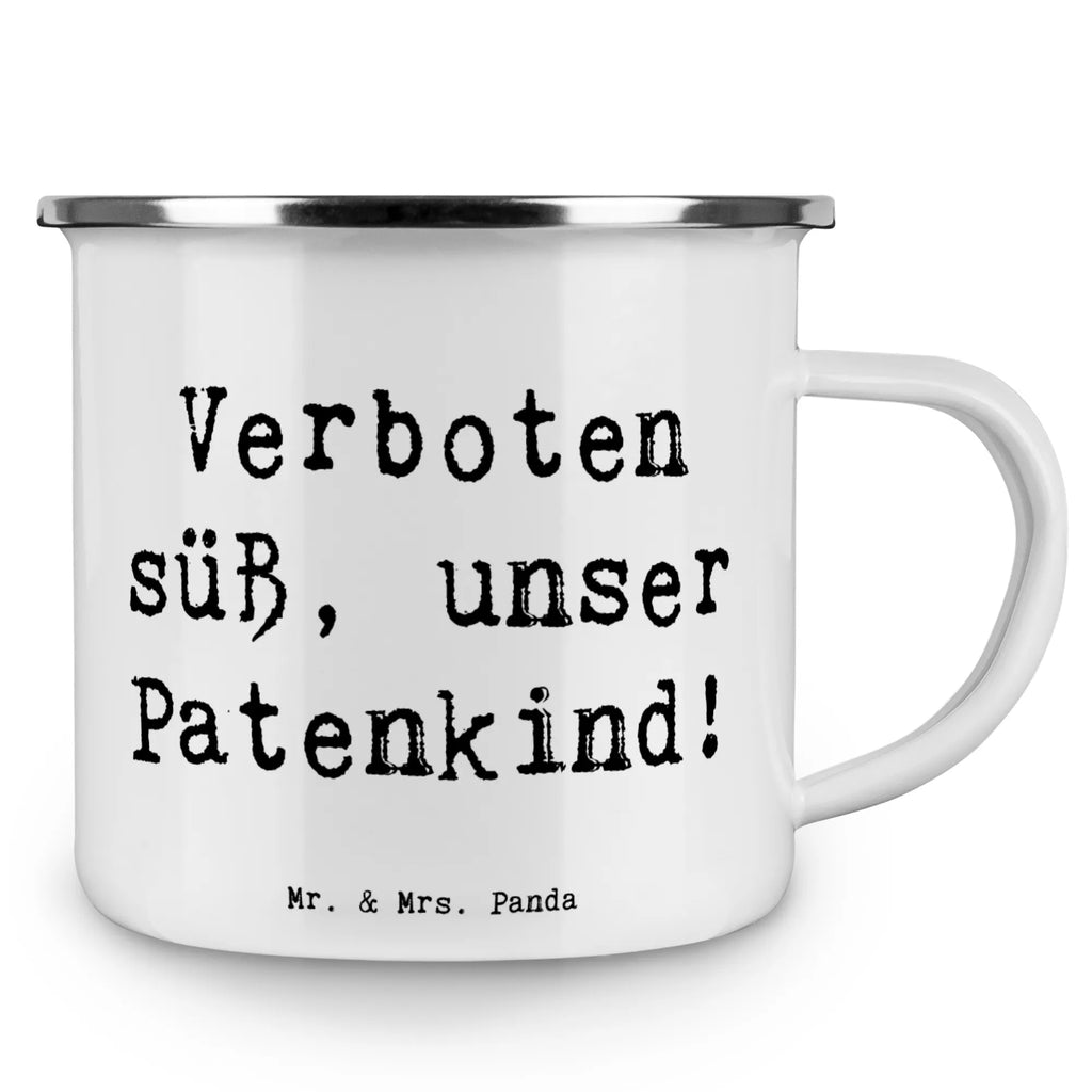 Camping Emaille Tasse Spruch Verboten süß Patenkind Motivtasse, reisetasse, metallbecher, Emailletasse, Kaffeepott, Pott, wandertasse, Haferl, wanderbecher, Becher, Kaffeetasse, Metalltasse, Outdoor Becher, Campingbecher, Reisebecher, emaillebecher, Emaille Tasse, Kaffeebecher, outdoortasse, becher emaille, Tasse, Tasse Emaille, Trinkbecher, blechbecher, Emaille Becher, Blechtasse, Teebecher, Outdoor Tasse, Campingtasse, Teetasse, Familie, Mama, Opa, Oma, Bruder, Schwester, Papa, Muttertag, Vatertag