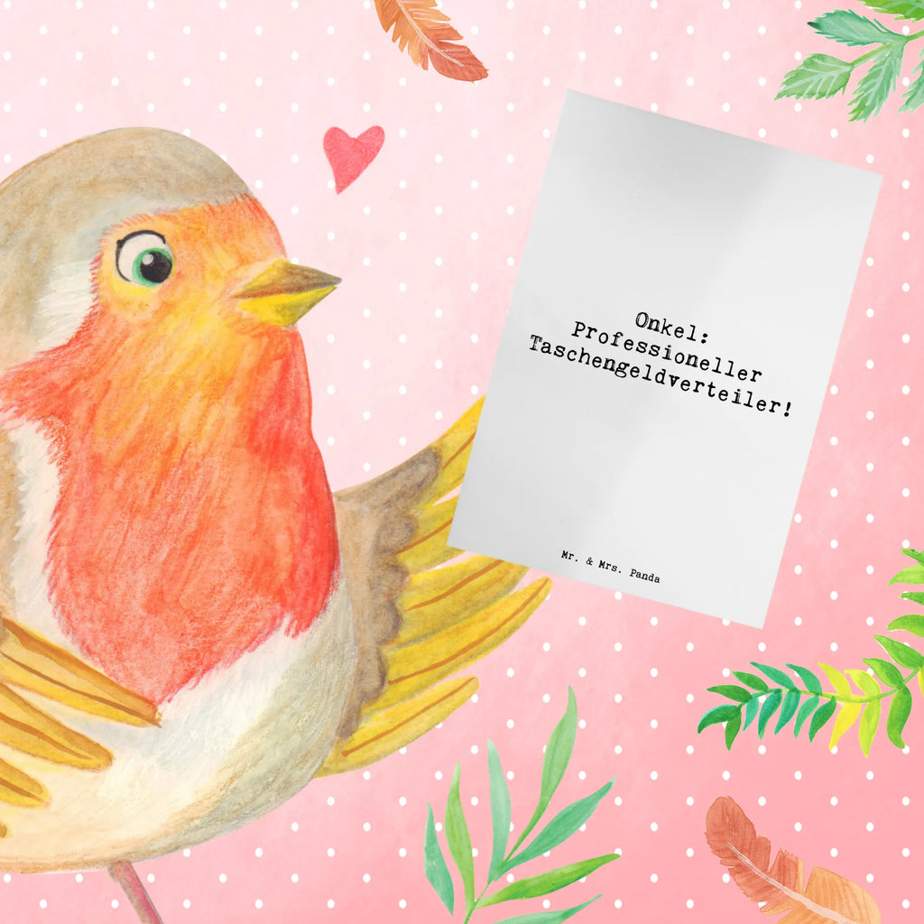 Greetings card Saying Onkel: Professioneller Taschengeldverteiler! Grußkarte, Klappkarte, Einladungskarte, Glückwunschkarte, Hochzeitskarte, Geburtstagskarte, Karte, Ansichtskarten, Familie, Vatertag, Muttertag, Bruder, Schwester, Mama, Papa, Oma, Opa