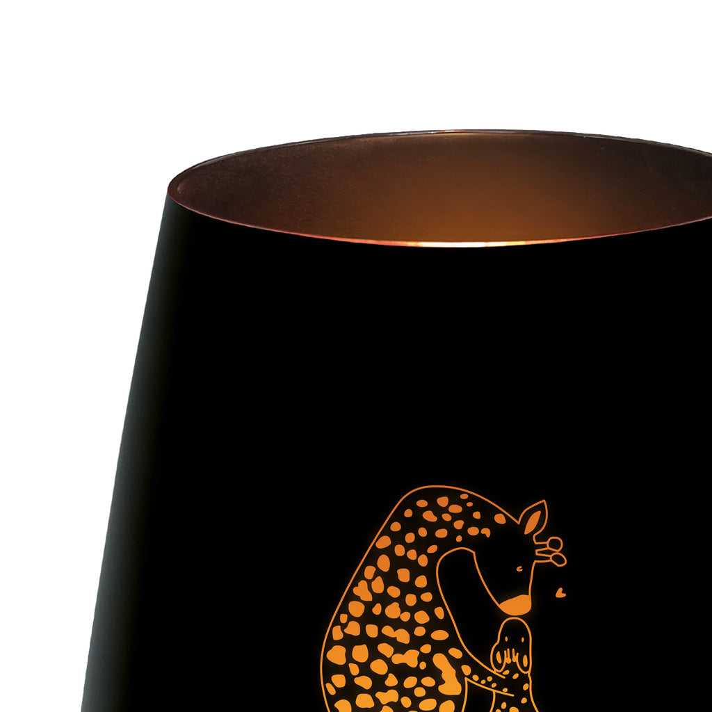 Gold Windlicht Giraffe Kind Windlicht, Teelicht, Graviertes Windlicht, Windlicht Gravur, Kerze, Windlicht aus Glas, Teelicht aus Glas, Afrika, Wildtiere, Giraffe, Kind, Mutter, Mama, Tochter, Sohn, Lieblingsmensch