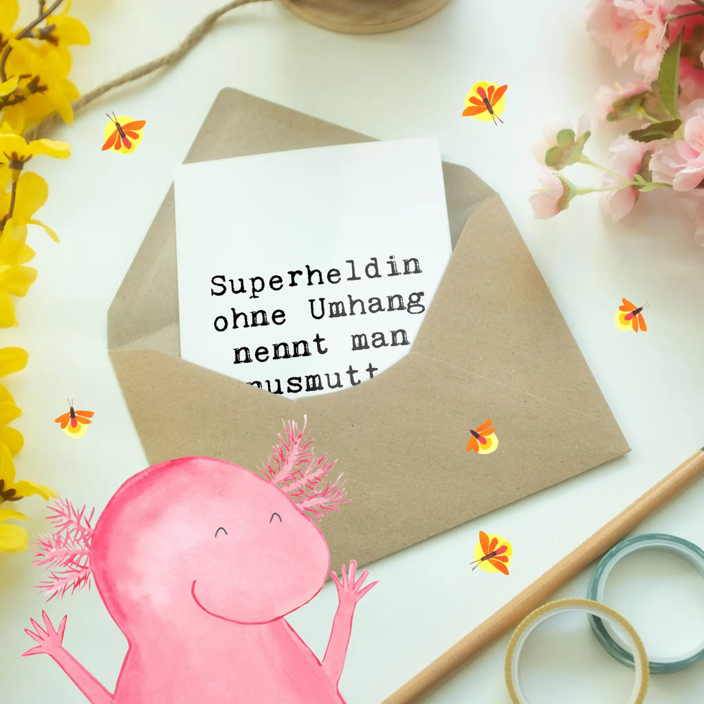 Greetings card Saying Superheldin ohne Umhang nennt man Bonusmutter! Grußkarte, Klappkarte, Einladungskarte, Glückwunschkarte, Hochzeitskarte, Geburtstagskarte, Karte, Ansichtskarten, Familie, Vatertag, Muttertag, Bruder, Schwester, Mama, Papa, Oma, Opa