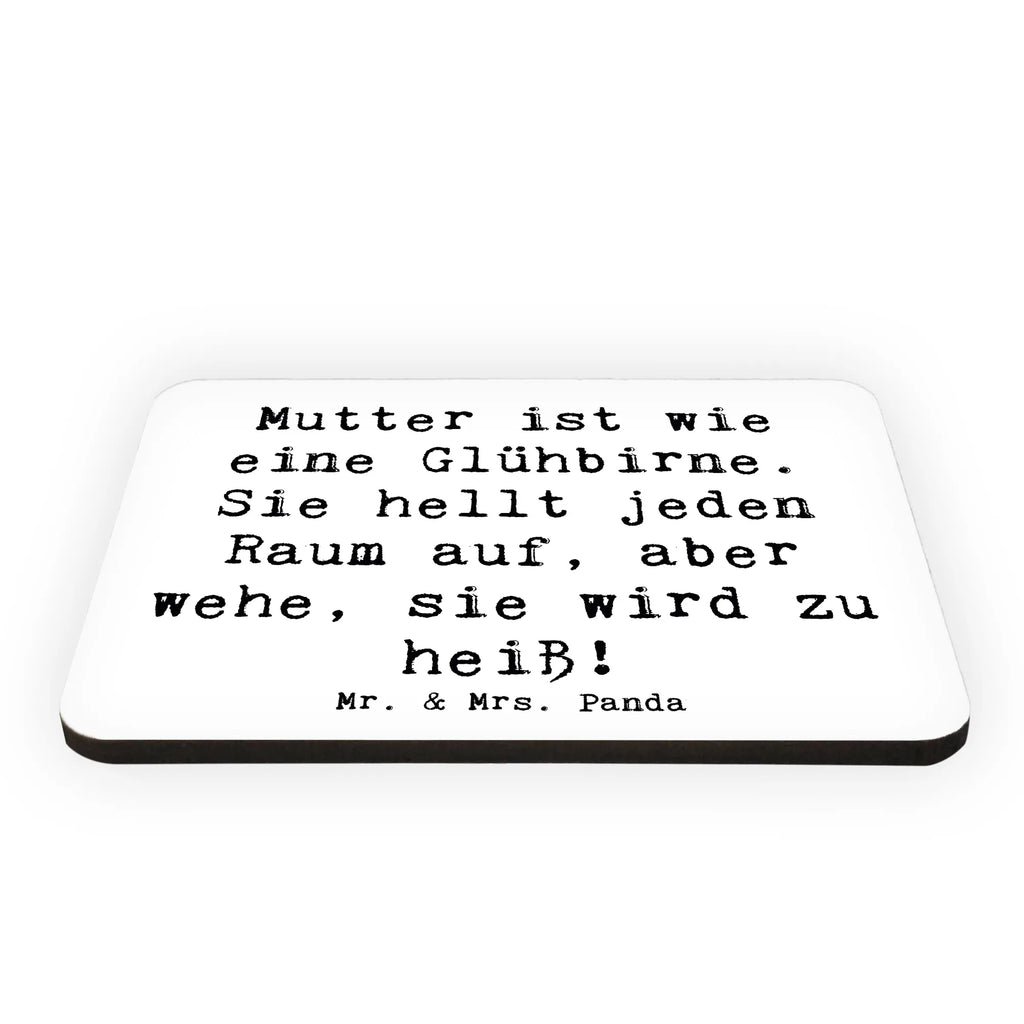 Magnet Saying Mutter ist wie eine Glühbirne. Sie hellt jeden Raum auf, aber wehe, sie wird zu heiß! Kühlschrankmagnet, Pinnwandmagnet, Souvenir Magnet, Motivmagnete, Dekomagnet, Whiteboard Magnet, Notiz Magnet, Kühlschrank Dekoration, Familie, Vatertag, Muttertag, Bruder, Schwester, Mama, Papa, Oma, Opa
