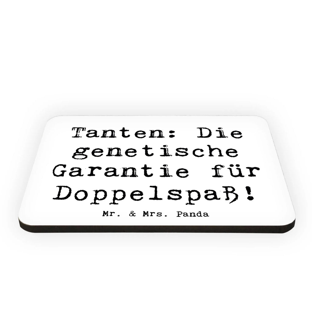 Magnet Saying Tanten: Die genetische Garantie für Doppelspaß! Kühlschrankmagnet, Pinnwandmagnet, Souvenir Magnet, Motivmagnete, Dekomagnet, Whiteboard Magnet, Notiz Magnet, Kühlschrank Dekoration, Familie, Vatertag, Muttertag, Bruder, Schwester, Mama, Papa, Oma, Opa