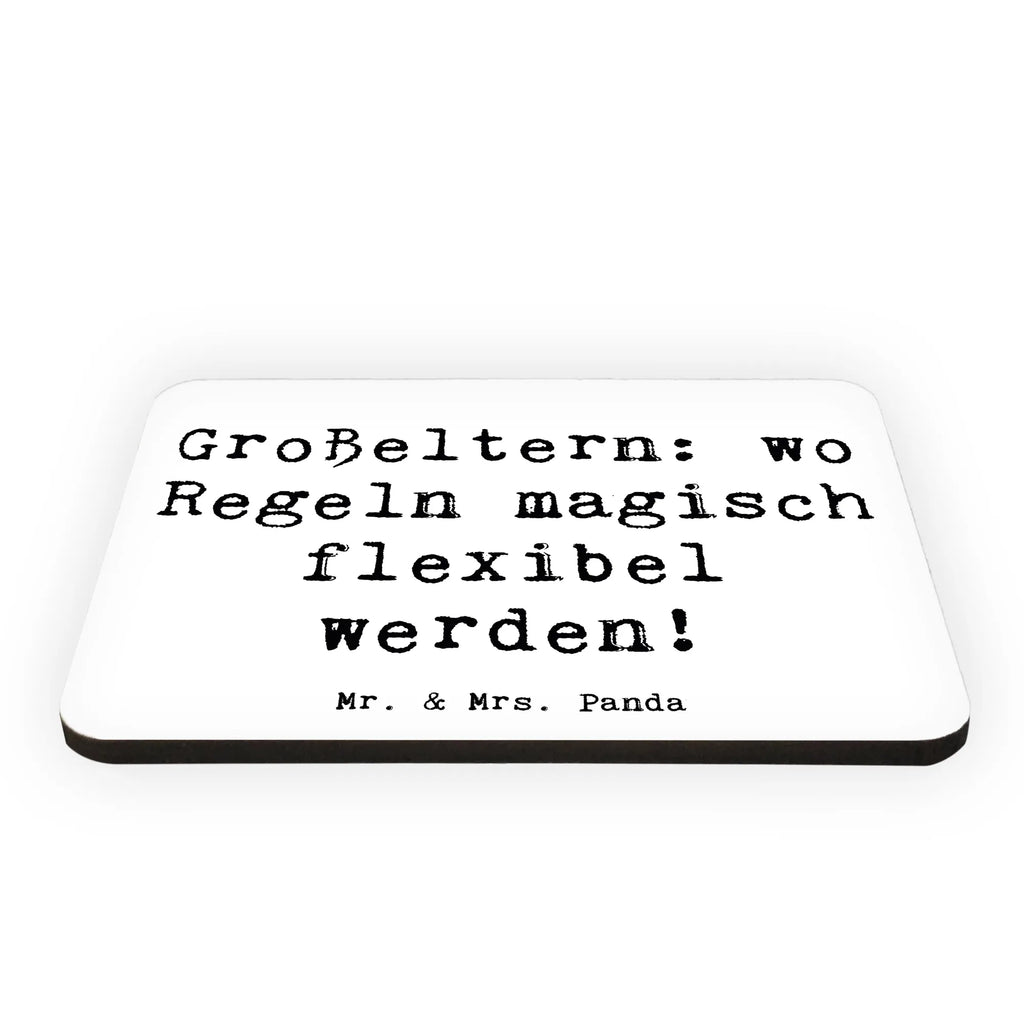 Magnet Saying Großeltern: wo Regeln magisch flexibel werden! Kühlschrankmagnet, Pinnwandmagnet, Souvenir Magnet, Motivmagnete, Dekomagnet, Whiteboard Magnet, Notiz Magnet, Kühlschrank Dekoration, Familie, Vatertag, Muttertag, Bruder, Schwester, Mama, Papa, Oma, Opa