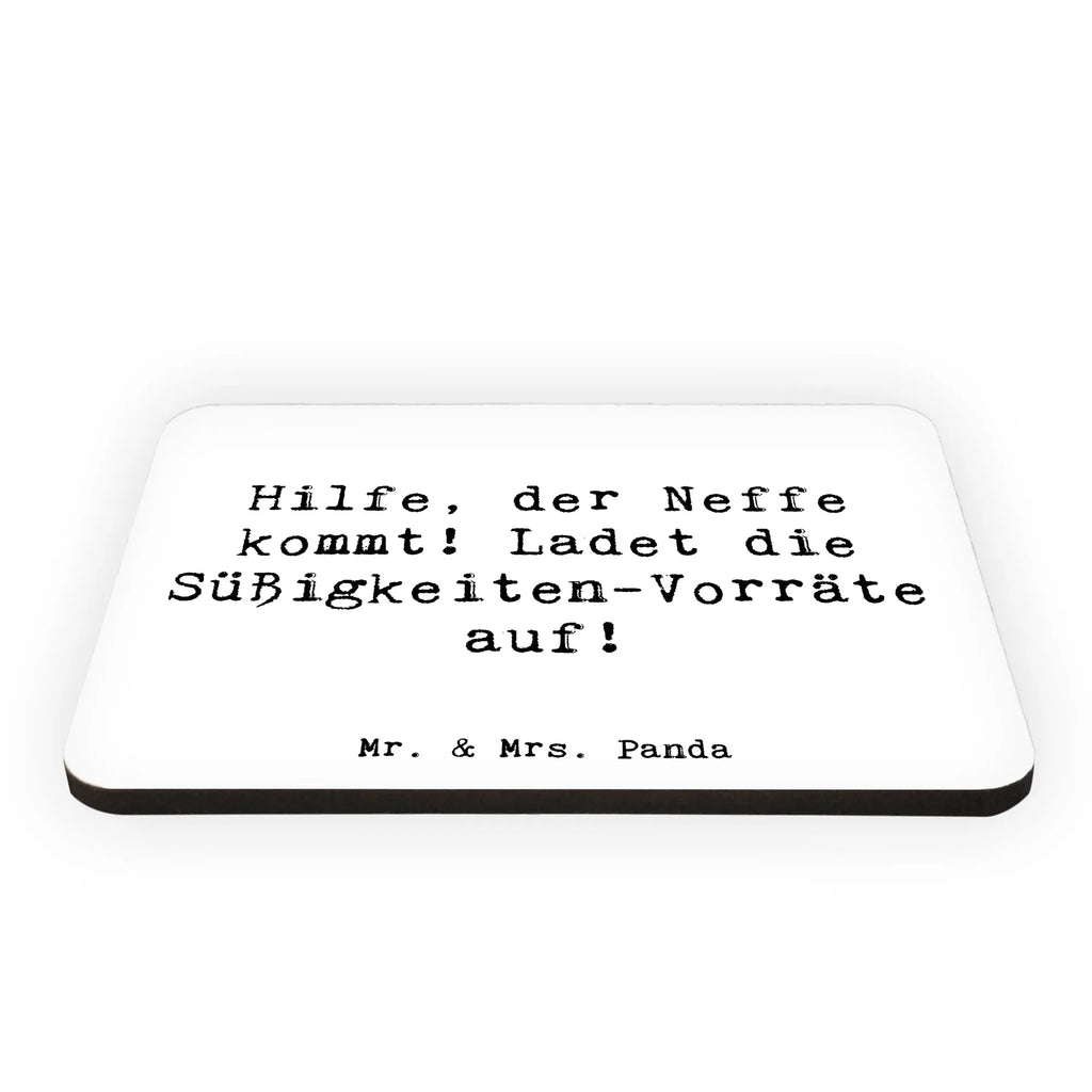 Magnet Saying Hilfe, der Neffe kommt! Ladet die Süßigkeiten-Vorräte auf! Kühlschrankmagnet, Pinnwandmagnet, Souvenir Magnet, Motivmagnete, Dekomagnet, Whiteboard Magnet, Notiz Magnet, Kühlschrank Dekoration, Familie, Vatertag, Muttertag, Bruder, Schwester, Mama, Papa, Oma, Opa