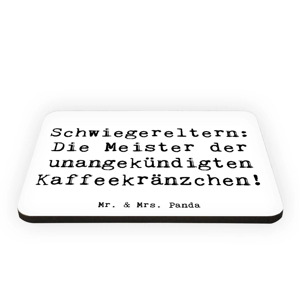 Magnet Saying Schwiegereltern: Die Meister der unangekündigten Kaffeekränzchen! Kühlschrankmagnet, Pinnwandmagnet, Souvenir Magnet, Motivmagnete, Dekomagnet, Whiteboard Magnet, Notiz Magnet, Kühlschrank Dekoration, Familie, Vatertag, Muttertag, Bruder, Schwester, Mama, Papa, Oma, Opa