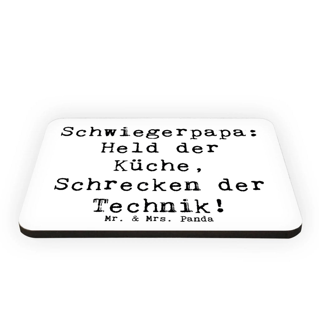 Magnet Saying Schwiegerpapa: Held der Küche, Schrecken der Technik! Kühlschrankmagnet, Pinnwandmagnet, Souvenir Magnet, Motivmagnete, Dekomagnet, Whiteboard Magnet, Notiz Magnet, Kühlschrank Dekoration, Familie, Vatertag, Muttertag, Bruder, Schwester, Mama, Papa, Oma, Opa