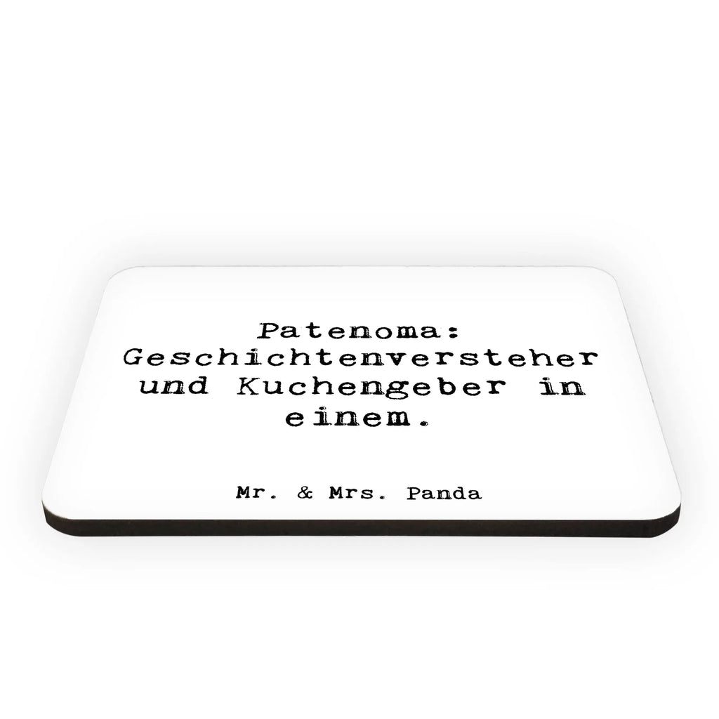 Magnet Saying Patenoma: Geschichtenversteher und Kuchengeber in einem. Kühlschrankmagnet, Pinnwandmagnet, Souvenir Magnet, Motivmagnete, Dekomagnet, Whiteboard Magnet, Notiz Magnet, Kühlschrank Dekoration, Familie, Vatertag, Muttertag, Bruder, Schwester, Mama, Papa, Oma, Opa