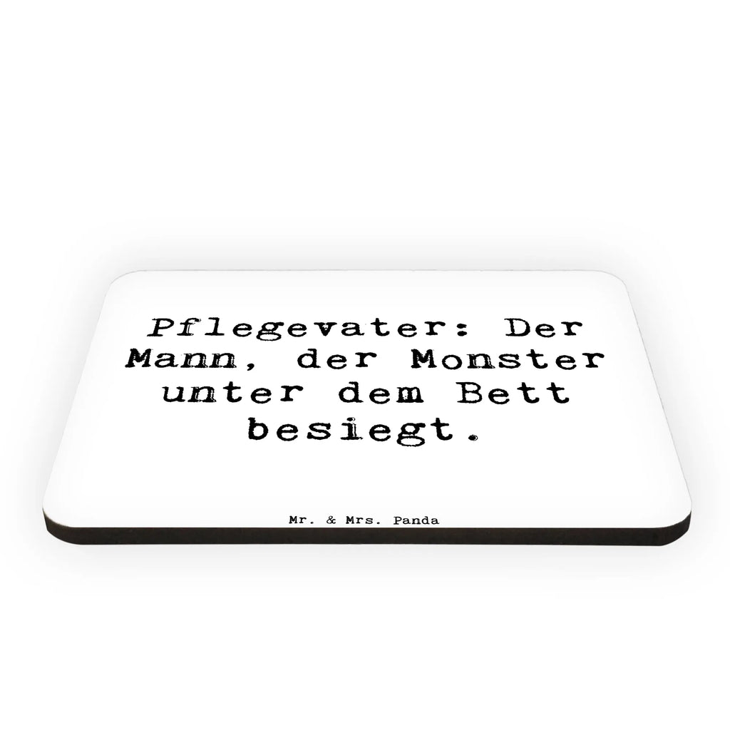 Magnet Saying Pflegevater: Der Mann, der Monster unter dem Bett besiegt. Kühlschrankmagnet, Pinnwandmagnet, Souvenir Magnet, Motivmagnete, Dekomagnet, Whiteboard Magnet, Notiz Magnet, Kühlschrank Dekoration, Familie, Vatertag, Muttertag, Bruder, Schwester, Mama, Papa, Oma, Opa