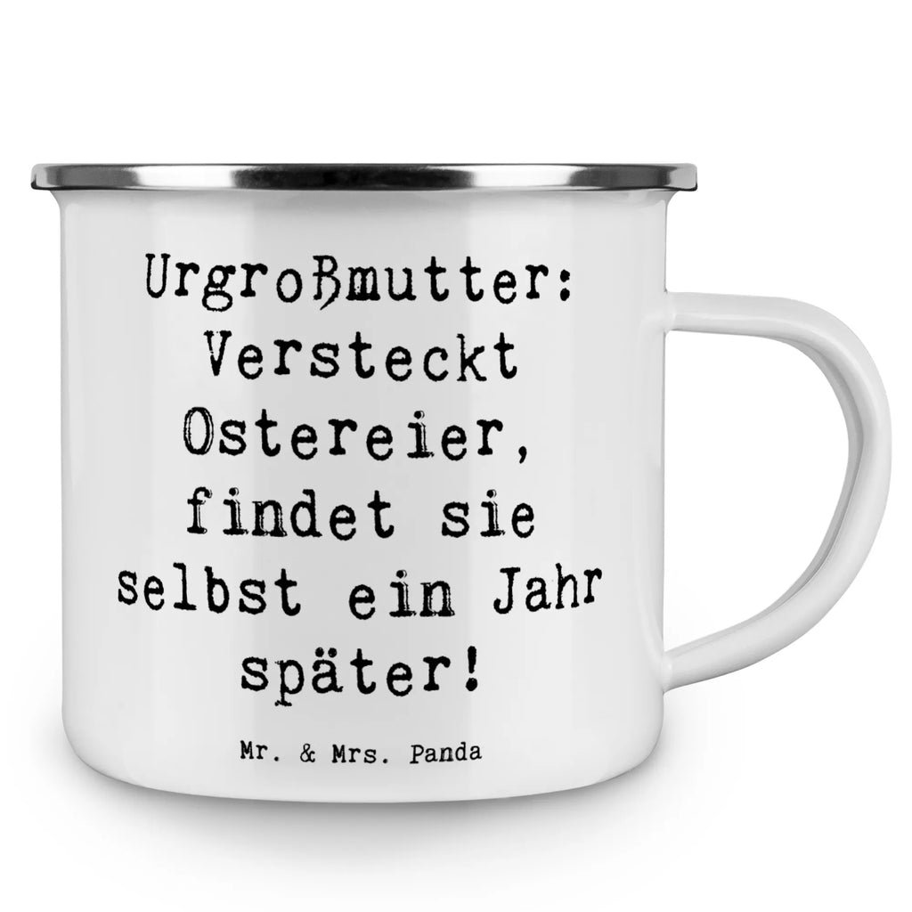 Enamel camping mug Saying Urgroßmutter: Versteckt Ostereier, findet sie selbst ein Jahr später! Camping Tasse Metall, Metalltasse für Camping, Camping Tassen, Tasse Camping, Emaille Tassen, Camping Tassen Emaille, Emaille Becher, Campingtassen, Emaille Trinkbecher, Blechtassen, Camping Tasse Emaille, Camping Becher, Trinkbecher, Edelstahl Trinkbecher, Campingtasse, Tasse Emaille, Outdoor Becher, Outdoor Tasse, Emaille Becher Camping, Metalltasse, Campingbecher, Blechtasse Outdoor, Metall Tasse, Emailletasse, Blechtasse, Kaffee Blechtasse, Emaille Tasse Camping, Emaille Tasse, Emaille Campingbecher, Camping Becher Edelstahl, Familie, Vatertag, Muttertag, Bruder, Schwester, Mama, Papa, Oma, Opa