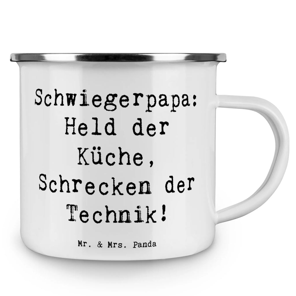 Enamel camping mug Saying Schwiegerpapa: Held der Küche, Schrecken der Technik! Trinkbecher, Emaille Trinkbecher, Blechtassen, Emaille Tasse Camping, Outdoor Tasse, Campingtasse, Blechtasse, Emaille Campingbecher, Metalltasse für Camping, Tasse Camping, Camping Tassen Emaille, Emaille Tassen, Camping Tasse Metall, Edelstahl Trinkbecher, Camping Tasse Emaille, Tasse Emaille, Kaffee Blechtasse, Metall Tasse, Emaille Becher, Camping Becher Edelstahl, Outdoor Becher, Emailletasse, Campingbecher, Campingtassen, Blechtasse Outdoor, Metalltasse, Emaille Tasse, Camping Becher, Emaille Becher Camping, Camping Tassen, Familie, Vatertag, Muttertag, Bruder, Schwester, Mama, Papa, Oma, Opa