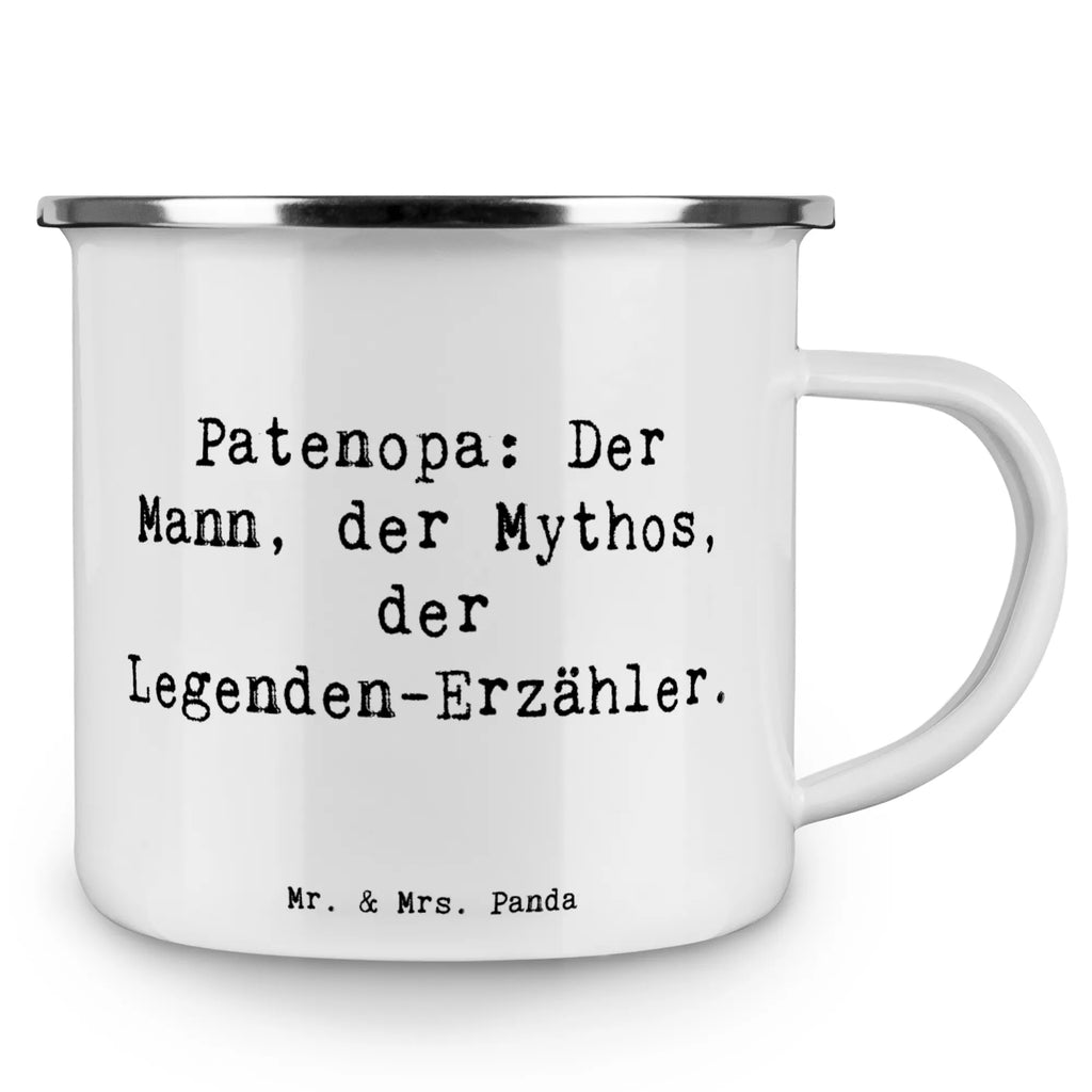 Enamel camping mug Saying Patenopa: Der Mann, der Mythos, der Legenden-Erzähler. Metalltasse, Metalltasse für Camping, Camping Tasse Emaille, Camping Becher, Emaille Tassen, Emaille Trinkbecher, Emaille Tasse, Camping Tassen, Kaffee Blechtasse, Campingbecher, Blechtassen, Tasse Emaille, Camping Becher Edelstahl, Tasse Camping, Blechtasse Outdoor, Emaille Tasse Camping, Outdoor Tasse, Camping Tasse Metall, Edelstahl Trinkbecher, Emaille Campingbecher, Outdoor Becher, Emaille Becher, Emaille Becher Camping, Emailletasse, Trinkbecher, Blechtasse, Campingtassen, Camping Tassen Emaille, Metall Tasse, Campingtasse, Familie, Vatertag, Muttertag, Bruder, Schwester, Mama, Papa, Oma, Opa
