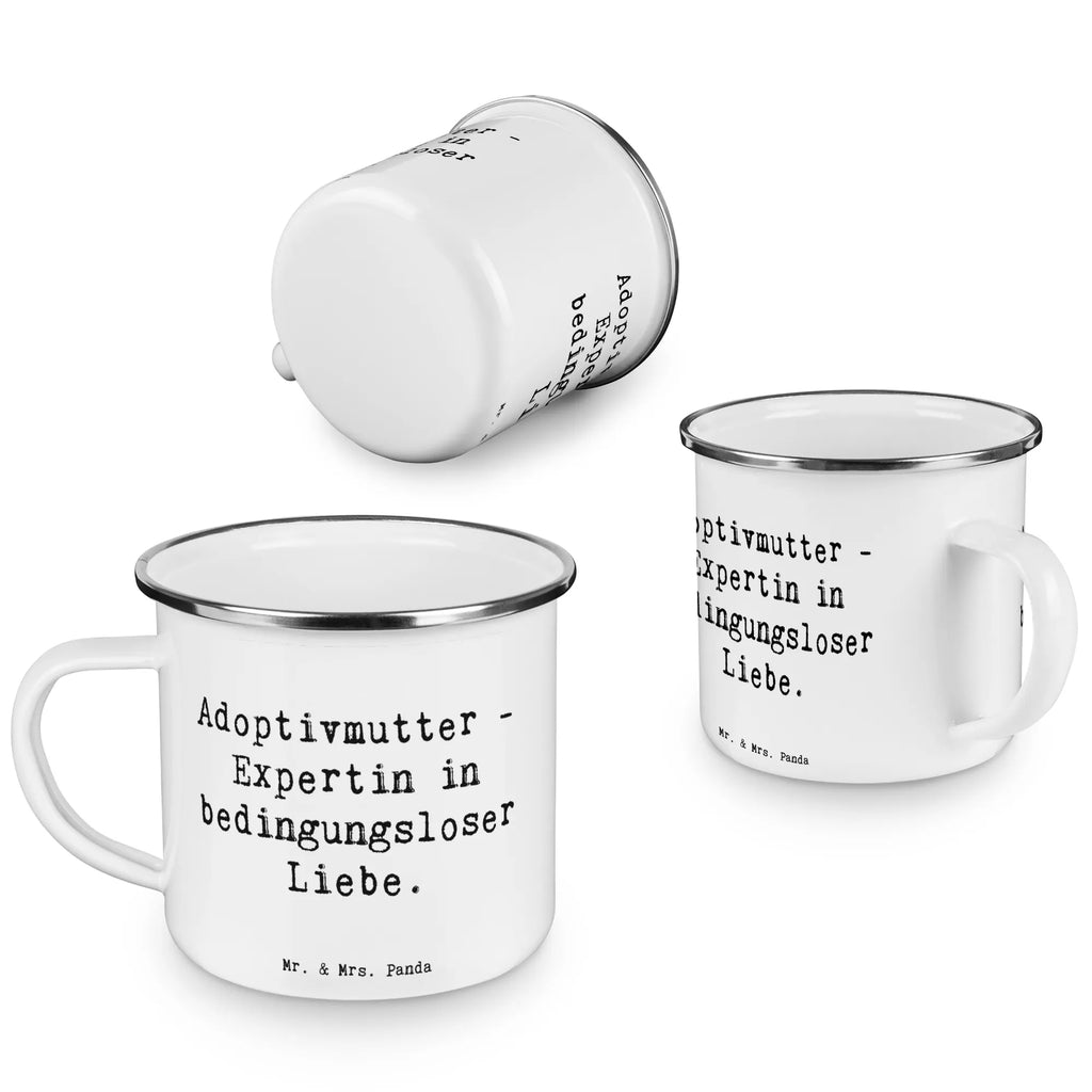 Camping Emaille Tasse Spruch Adoptivmutter Expertin Reisebecher, Kaffeetasse, Tasse, Becher, Pott, Teebecher, Trinkbecher, Emaille Tasse, becher emaille, Metalltasse, reisetasse, emaillebecher, Campingbecher, Emaille Becher, Tasse Emaille, Campingtasse, Kaffeebecher, wandertasse, wanderbecher, blechbecher, Blechtasse, Emailletasse, Teetasse, metallbecher, Muttertag, Vatertag, Mama, Papa, Oma, Opa, Familie, Schwester, Bruder