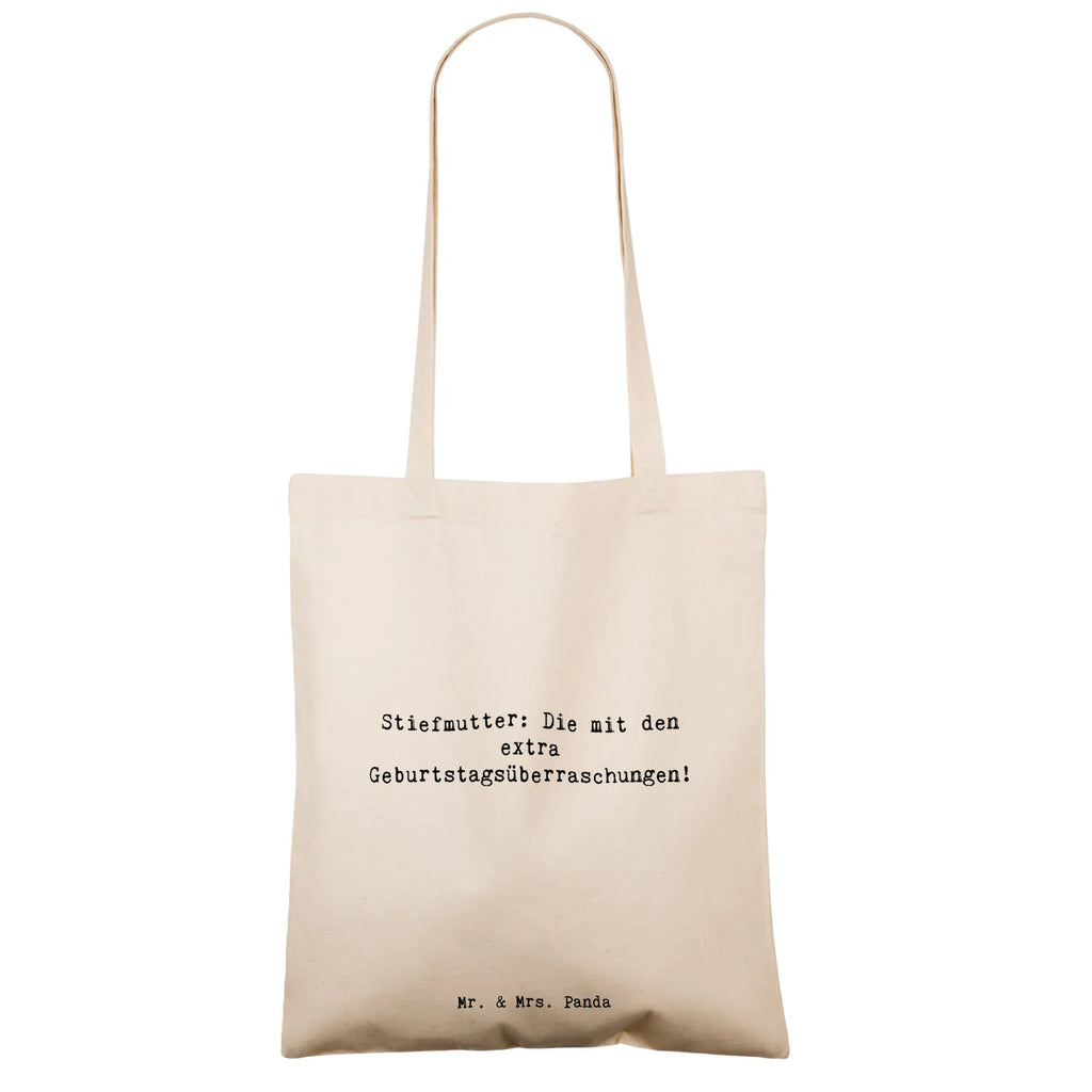 Tragetasche Spruch Stiefmutter Überraschungen Beuteltasche, Beutel, Einkaufstasche, Jutebeutel, Stoffbeutel, Tasche, Shopper, Umhängetasche, Strandtasche, Schultertasche, Stofftasche, Tragetasche, Badetasche, Jutetasche, Einkaufstüte, Laptoptasche, Familie, Vatertag, Muttertag, Bruder, Schwester, Mama, Papa, Oma, Opa