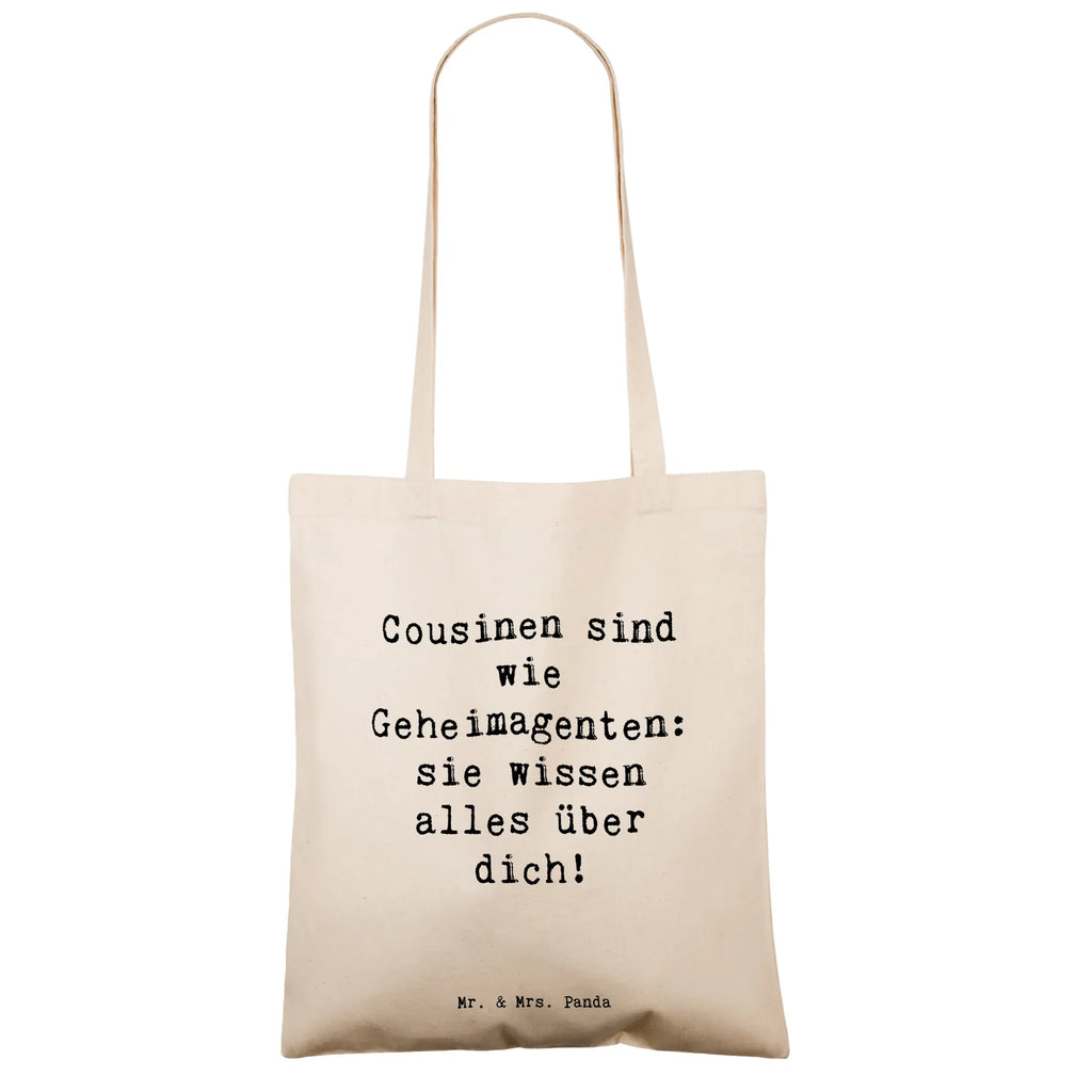 Tragetasche Spruch Cousinen Geheimagenten Beuteltasche, Beutel, Einkaufstasche, Jutebeutel, Stoffbeutel, Tasche, Shopper, Umhängetasche, Strandtasche, Schultertasche, Stofftasche, Tragetasche, Badetasche, Jutetasche, Einkaufstüte, Laptoptasche, Familie, Vatertag, Muttertag, Bruder, Schwester, Mama, Papa, Oma, Opa