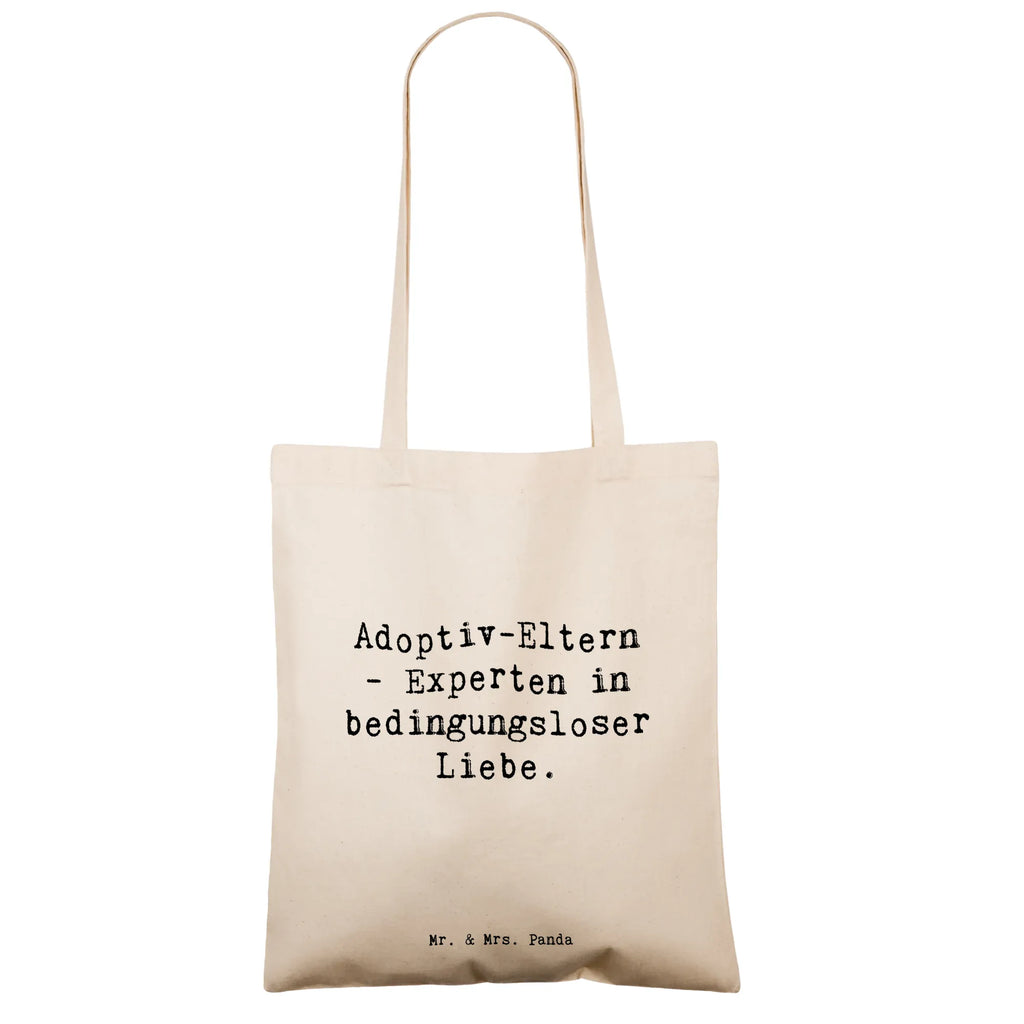 Tote bag Saying Adoptiv-Eltern - Experten in bedingungsloser Liebe. Beuteltasche, Beutel, Einkaufstasche, Jutebeutel, Stoffbeutel, Tasche, Shopper, Umhängetasche, Strandtasche, Schultertasche, Stofftasche, Tragetasche, Badetasche, Jutetasche, Einkaufstüte, Laptoptasche, Familie, Vatertag, Muttertag, Bruder, Schwester, Mama, Papa, Oma, Opa