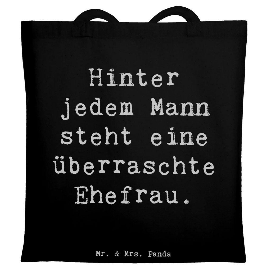 Tragetasche Spruch Überraschte Ehefrau Beuteltasche, Beutel, Einkaufstasche, Jutebeutel, Stoffbeutel, Tasche, Shopper, Umhängetasche, Strandtasche, Schultertasche, Stofftasche, Tragetasche, Badetasche, Jutetasche, Einkaufstüte, Laptoptasche, Familie, Vatertag, Muttertag, Bruder, Schwester, Mama, Papa, Oma, Opa