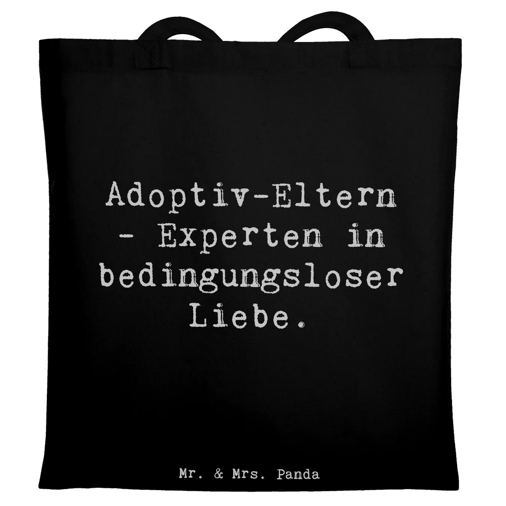 Tote bag Saying Adoptiv-Eltern - Experten in bedingungsloser Liebe. Beuteltasche, Beutel, Einkaufstasche, Jutebeutel, Stoffbeutel, Tasche, Shopper, Umhängetasche, Strandtasche, Schultertasche, Stofftasche, Tragetasche, Badetasche, Jutetasche, Einkaufstüte, Laptoptasche, Familie, Vatertag, Muttertag, Bruder, Schwester, Mama, Papa, Oma, Opa