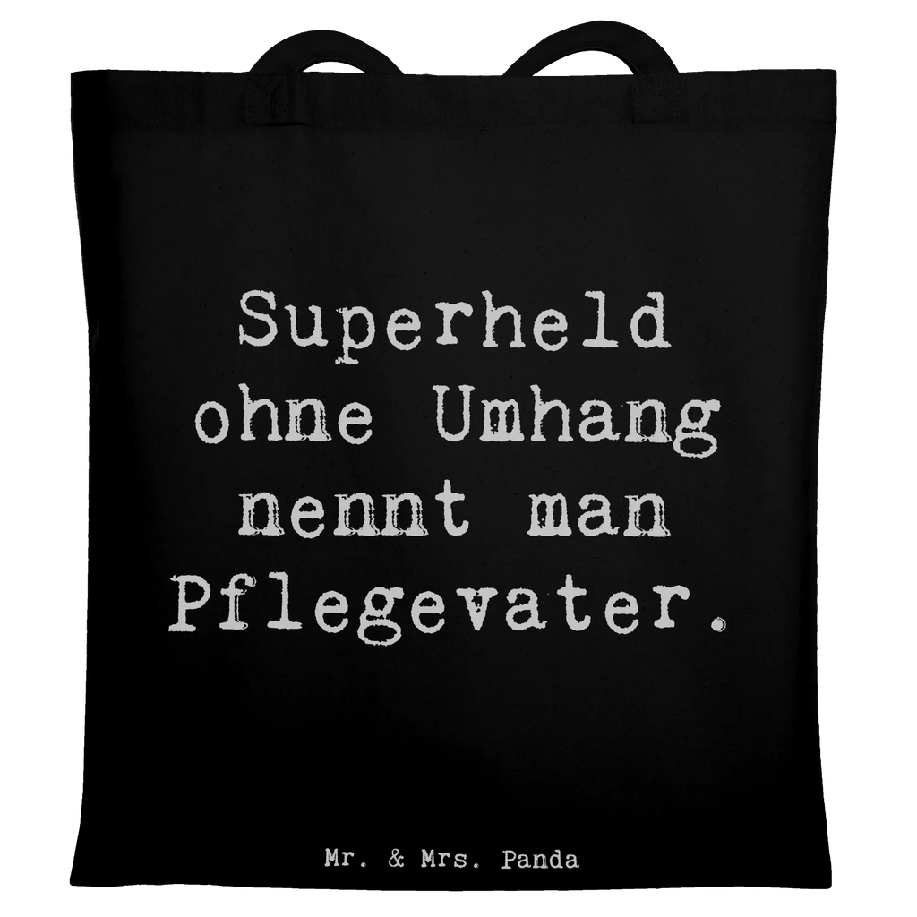 Tragetasche Spruch Pflegevater Held Beuteltasche, Beutel, Einkaufstasche, Jutebeutel, Stoffbeutel, Tasche, Shopper, Umhängetasche, Strandtasche, Schultertasche, Stofftasche, Tragetasche, Badetasche, Jutetasche, Einkaufstüte, Laptoptasche, Familie, Vatertag, Muttertag, Bruder, Schwester, Mama, Papa, Oma, Opa