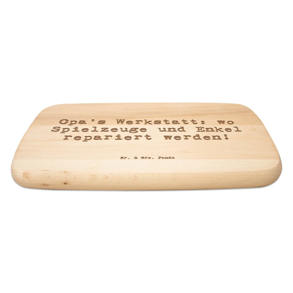 Śniadaniowa deska Przysłowie Opa's Werkstatt: wo Spielzeuge und Enkel repariert werden! Rodzina, Dzień Ojca, Dzień Matki, brat, siostra, mama, tata, babcia, dziadek