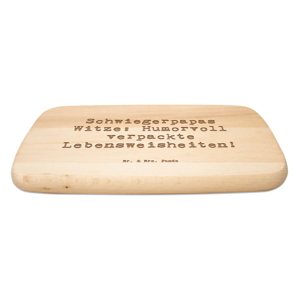Serving board Saying Schwiegerpapas Witze: Humorvoll verpackte Lebensweisheiten! breakfast board, Board, cutting board, Family, Father's Day, Mother's Day, brother, sister, Mom, Dad