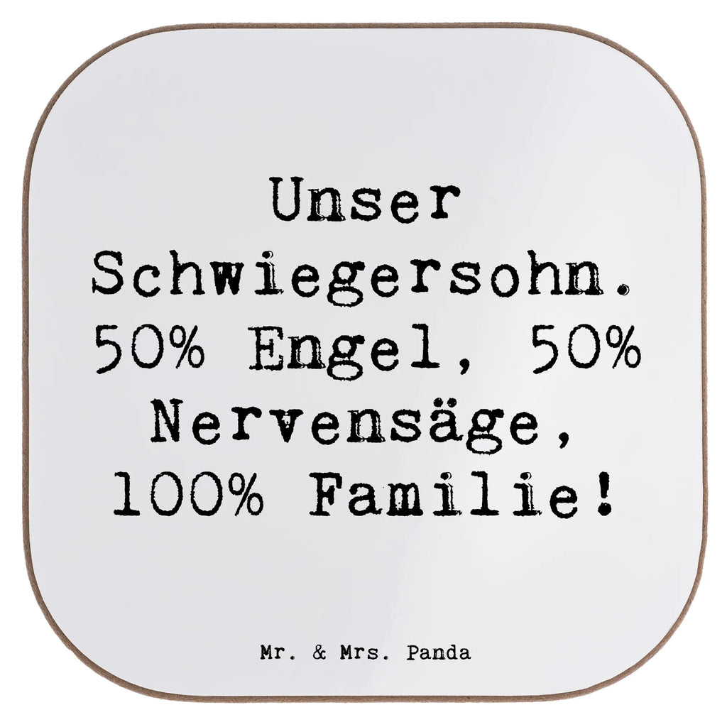 Personalised coaster Unser Schwiegersohn. 50% Engel, 50% Nervensäge, 100% Familie! Peronalisierte Untersetzer Gläser, Personalisierte Glasuntersetzer, PErsonalisierte Bierdeckel, Personalisieren, Bedrucken, Personalisierte Untersetzer, Personalisiert Getränkeuntersetzer, Namensaufdruck, Untersetzer mit Namen, Familie, Vatertag, Muttertag, Bruder, Schwester, Mama, Papa, Oma, Opa