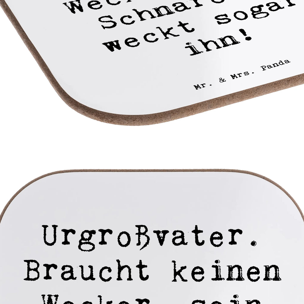 Personalised coaster Urgroßvater. Braucht keinen Wecker, sein Schnarchen weckt sogar ihn! Personalisierte Untersetzer, Namensaufdruck, Personalisieren, Peronalisierte Untersetzer Gläser, Personalisiert Getränkeuntersetzer, Personalisierte Glasuntersetzer, PErsonalisierte Bierdeckel, Untersetzer mit Namen, Bedrucken, Familie, Vatertag, Muttertag, Bruder, Schwester, Mama, Papa, Oma, Opa
