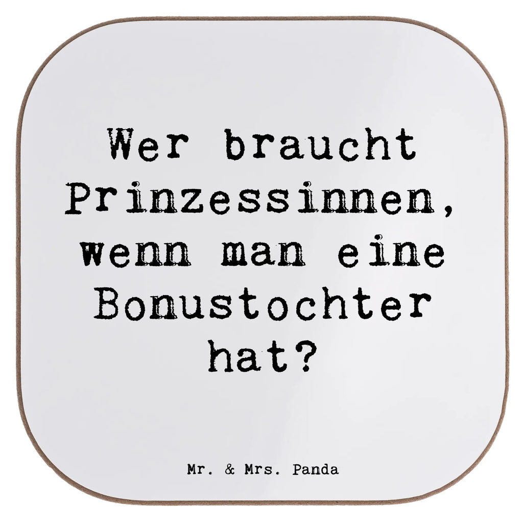 Podkładka Powiedzenie Wer braucht Prinzessinnen, wenn man eine Bonustochter hat? Untersetzer, Bierdeckel, Glasuntersetzer, Untersetzer Gläser, Getränkeuntersetzer, Untersetzer aus Holz, Untersetzer für Gläser, Korkuntersetzer, Untersetzer Holz, Holzuntersetzer, Tassen Untersetzer, Untersetzer Design, Familie, Vatertag, Muttertag, Bruder, Schwester, Mama, Papa, Oma, Opa