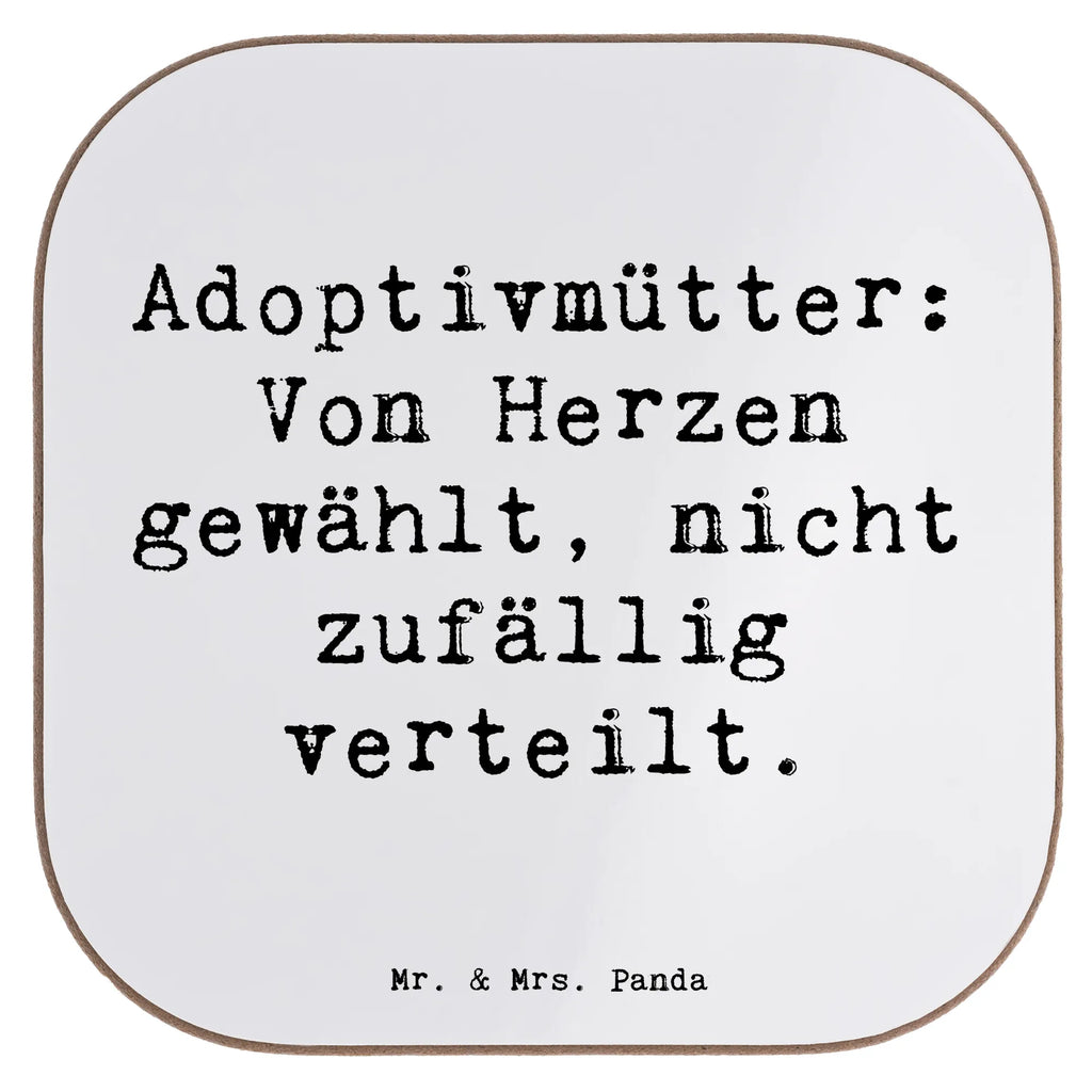 Square coaster Saying Adoptivmütter: Von Herzen gewählt, nicht zufällig verteilt. Untersetzer, Bierdeckel, Glasuntersetzer, Untersetzer Gläser, Getränkeuntersetzer, Untersetzer aus Holz, Untersetzer für Gläser, Korkuntersetzer, Untersetzer Holz, Holzuntersetzer, Tassen Untersetzer, Untersetzer Design, Familie, Vatertag, Muttertag, Bruder, Schwester, Mama, Papa, Oma, Opa
