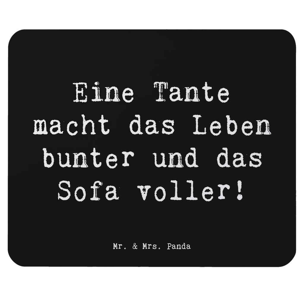 Mouse mat Saying Eine Tante macht das Leben bunter und das Sofa voller! Mousepad, Computer zubehör, Büroausstattung, PC Zubehör, Arbeitszimmer, Mauspad, Einzigartiges Mauspad, Designer Mauspad, Mausunterlage, Mauspad Büro, Familie, Vatertag, Muttertag, Bruder, Schwester, Mama, Papa, Oma, Opa