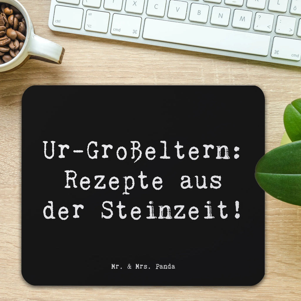 Mouse mat Saying Ur-Großeltern: Rezepte aus der Steinzeit! Mousepad, Computer zubehör, Büroausstattung, PC Zubehör, Arbeitszimmer, Mauspad, Einzigartiges Mauspad, Designer Mauspad, Mausunterlage, Mauspad Büro, Familie, Vatertag, Muttertag, Bruder, Schwester, Mama, Papa, Oma, Opa