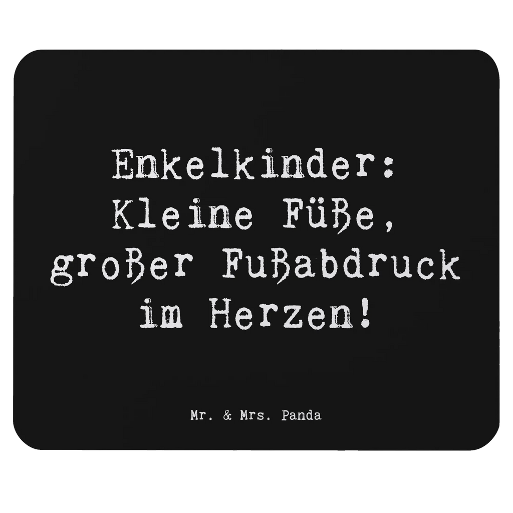Mauspad Spruch Enkelkinder Fußabdruck Mousepad, Computer zubehör, Büroausstattung, PC Zubehör, Arbeitszimmer, Mauspad, Einzigartiges Mauspad, Designer Mauspad, Mausunterlage, Mauspad Büro, Familie, Vatertag, Muttertag, Bruder, Schwester, Mama, Papa, Oma, Opa