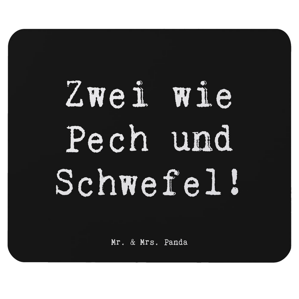 Mouse mat Saying Zwei wie Pech und Schwefel! Mousepad, Computer zubehör, Büroausstattung, PC Zubehör, Arbeitszimmer, Mauspad, Einzigartiges Mauspad, Designer Mauspad, Mausunterlage, Mauspad Büro, Familie, Vatertag, Muttertag, Bruder, Schwester, Mama, Papa, Oma, Opa