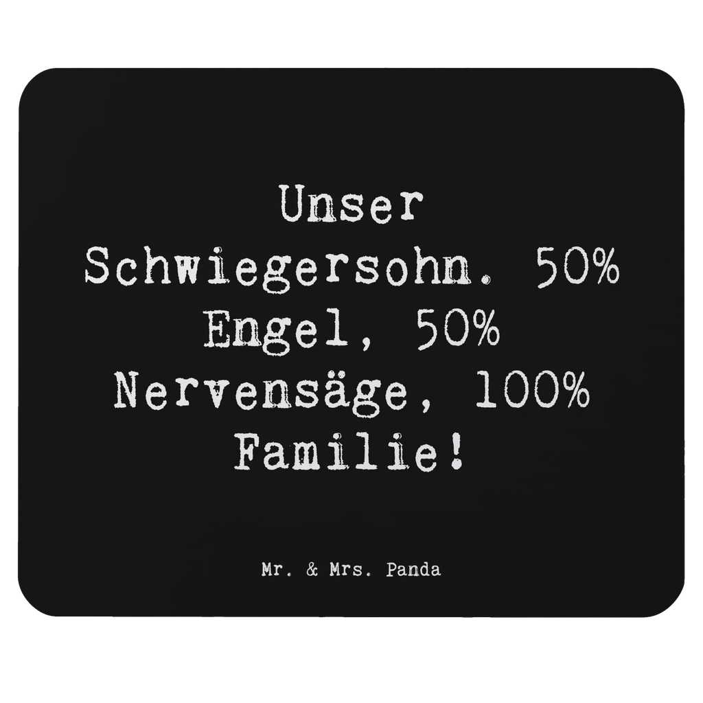 Mauspad Spruch Unser Schwiegersohn. 50% Engel, 50% Nervensäge, 100% Familie! Mousepad, Computer zubehör, Büroausstattung, PC Zubehör, Arbeitszimmer, Mauspad, Einzigartiges Mauspad, Designer Mauspad, Mausunterlage, Mauspad Büro, Familie, Vatertag, Muttertag, Bruder, Schwester, Mama, Papa, Oma, Opa