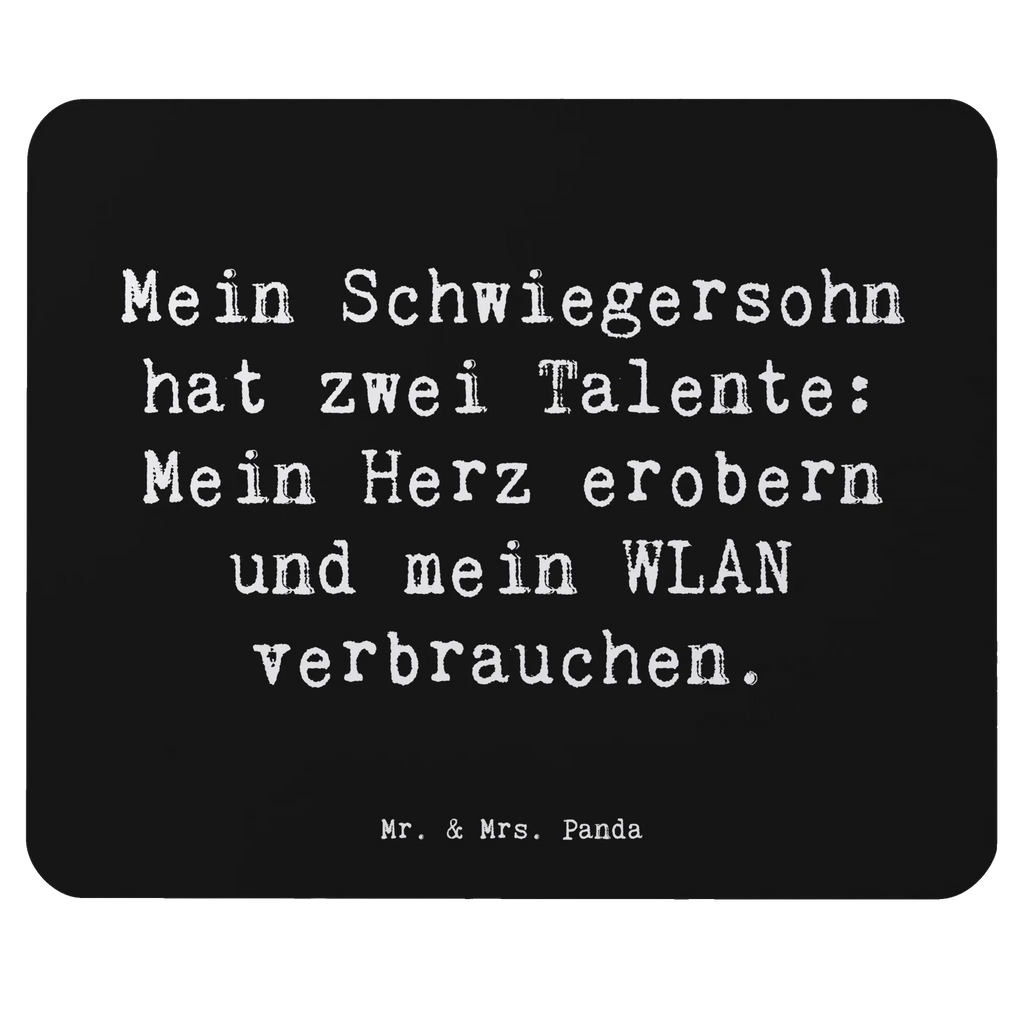 Mauspad Spruch Schwiegersohn Talente Mousepad, Computer zubehör, Büroausstattung, PC Zubehör, Arbeitszimmer, Mauspad, Einzigartiges Mauspad, Designer Mauspad, Mausunterlage, Mauspad Büro, Familie, Vatertag, Muttertag, Bruder, Schwester, Mama, Papa, Oma, Opa