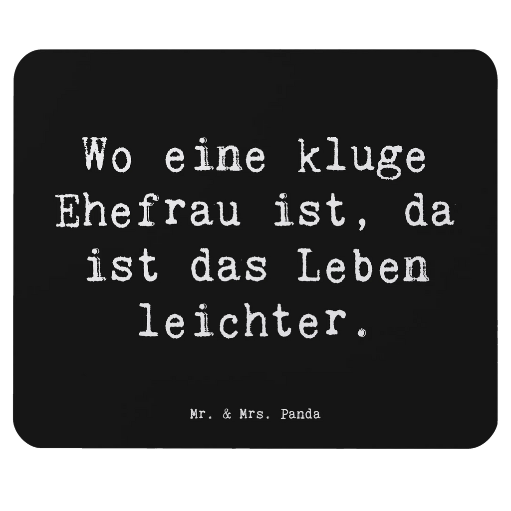 Mauspad Spruch Kluge Ehefrau Mousepad, Computer zubehör, Büroausstattung, PC Zubehör, Arbeitszimmer, Mauspad, Einzigartiges Mauspad, Designer Mauspad, Mausunterlage, Mauspad Büro, Familie, Vatertag, Muttertag, Bruder, Schwester, Mama, Papa, Oma, Opa