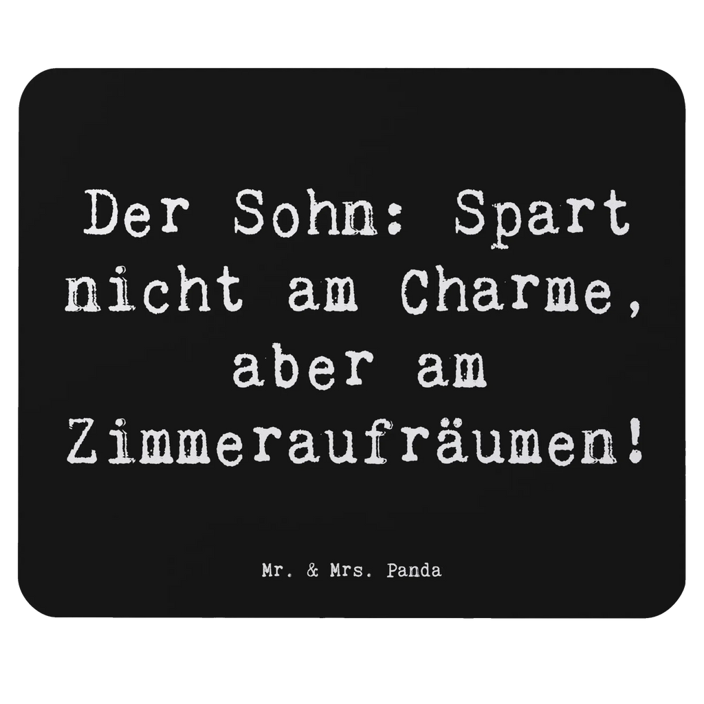 Mauspad Spruch Sohn Charme Mousepad, Computer zubehör, Büroausstattung, PC Zubehör, Arbeitszimmer, Mauspad, Einzigartiges Mauspad, Designer Mauspad, Mausunterlage, Mauspad Büro, Familie, Vatertag, Muttertag, Bruder, Schwester, Mama, Papa, Oma, Opa