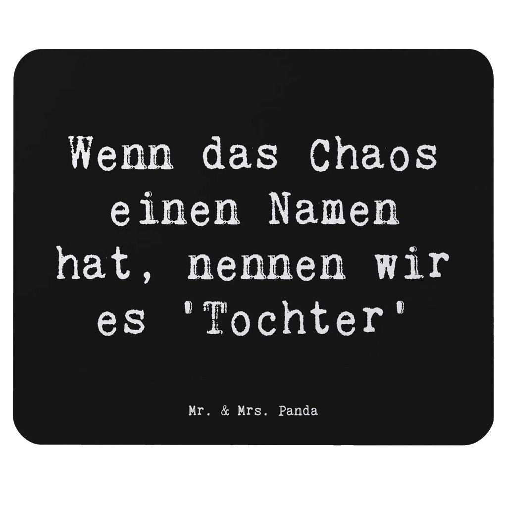 Mouse mat Saying Wenn das Chaos einen Namen hat, nennen wir es 'Tochter' Mousepad, Computer zubehör, Büroausstattung, PC Zubehör, Arbeitszimmer, Mauspad, Einzigartiges Mauspad, Designer Mauspad, Mausunterlage, Mauspad Büro, Familie, Vatertag, Muttertag, Bruder, Schwester, Mama, Papa, Oma, Opa
