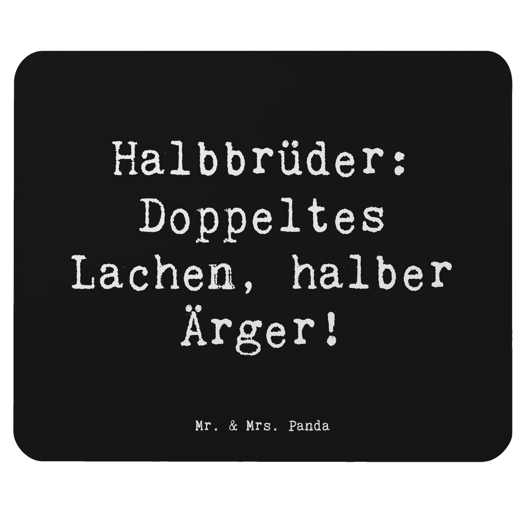 Mauspad Spruch Halbbruder Lachen Mousepad, Computer zubehör, Büroausstattung, PC Zubehör, Arbeitszimmer, Mauspad, Einzigartiges Mauspad, Designer Mauspad, Mausunterlage, Mauspad Büro, Familie, Vatertag, Muttertag, Bruder, Schwester, Mama, Papa, Oma, Opa